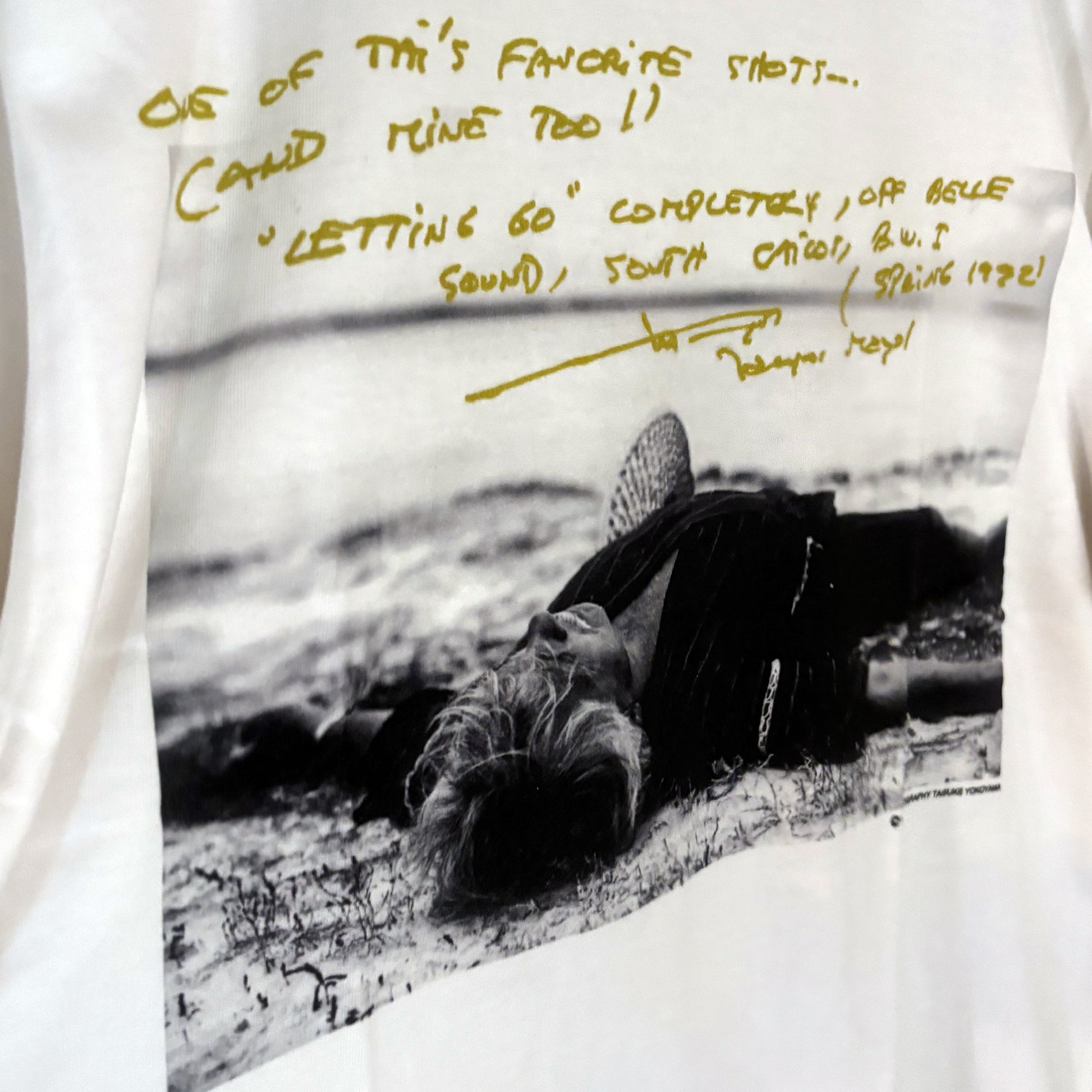 OFF SESSION X TAISEYE ジャック・マイヨールTEE version B.[On the beach]