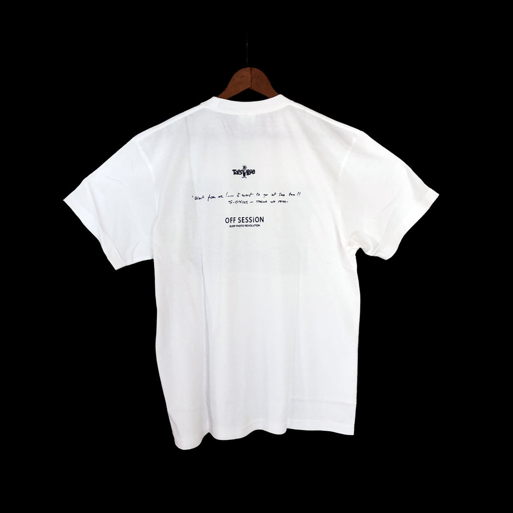 OFF SESSION X TAISEYE ジャック・マイヨールTEE version A. [Back view]