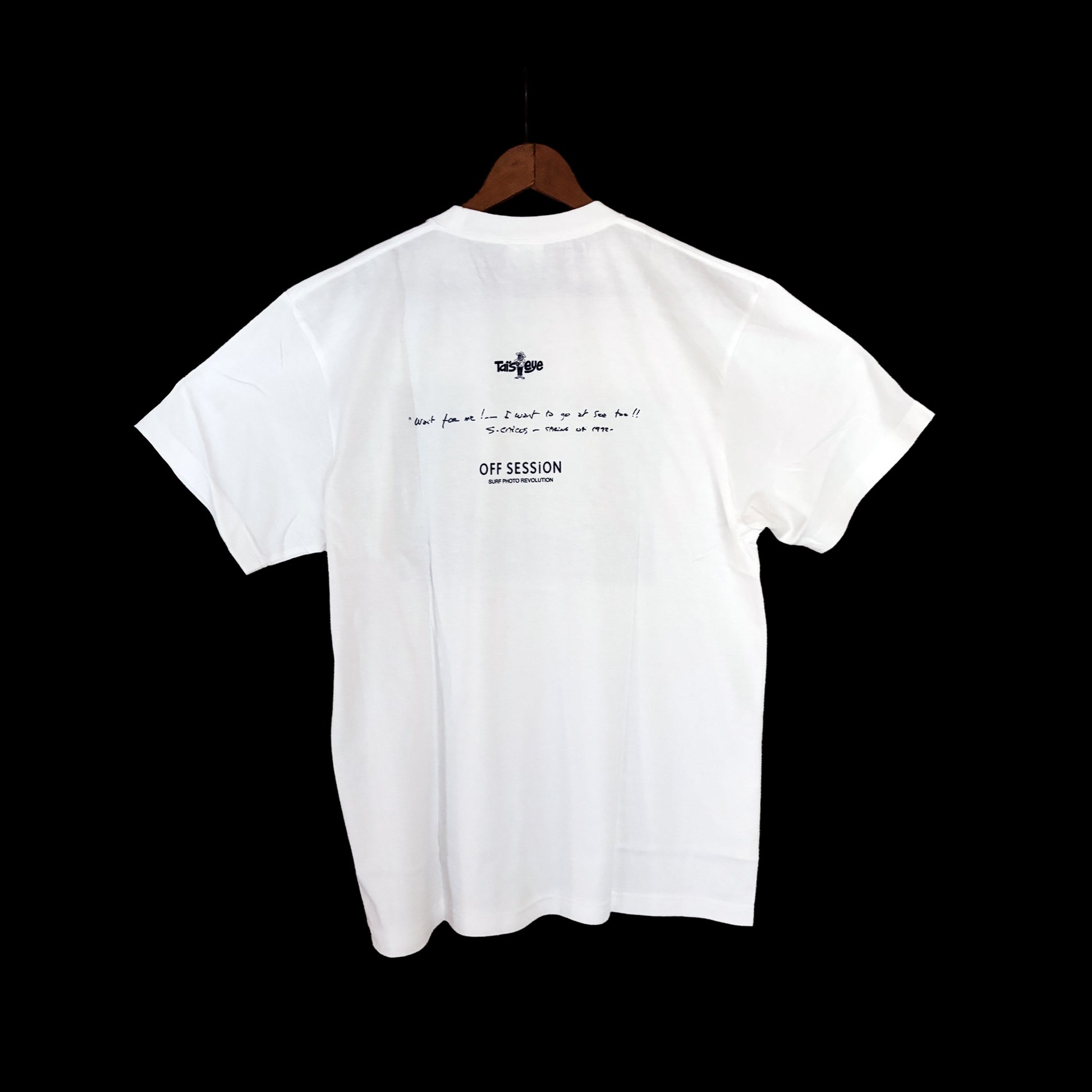 OFF SESSION X TAISEYE ジャック・マイヨールTEE version A. [Back view]