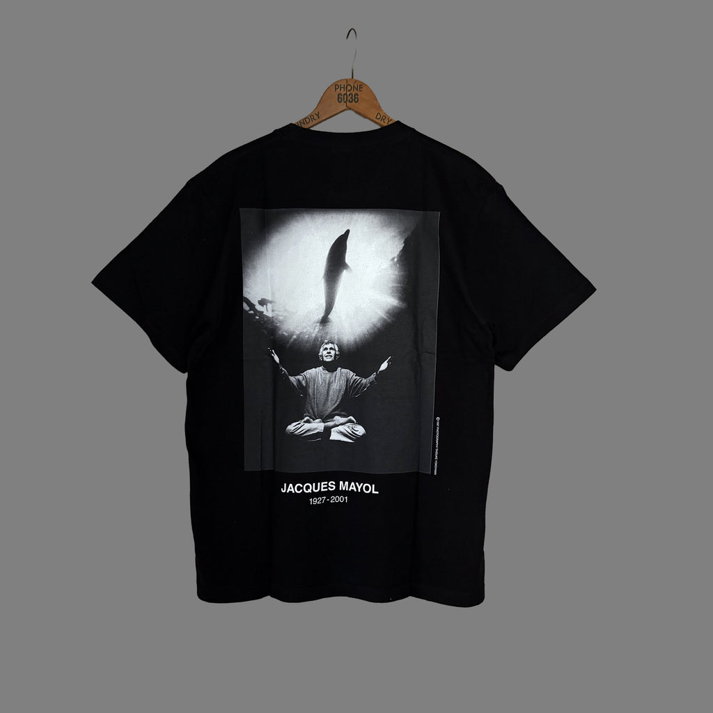OFF SESSION X TAISEYE ジャック・マイヨールTEE version C.[with a dolphin]