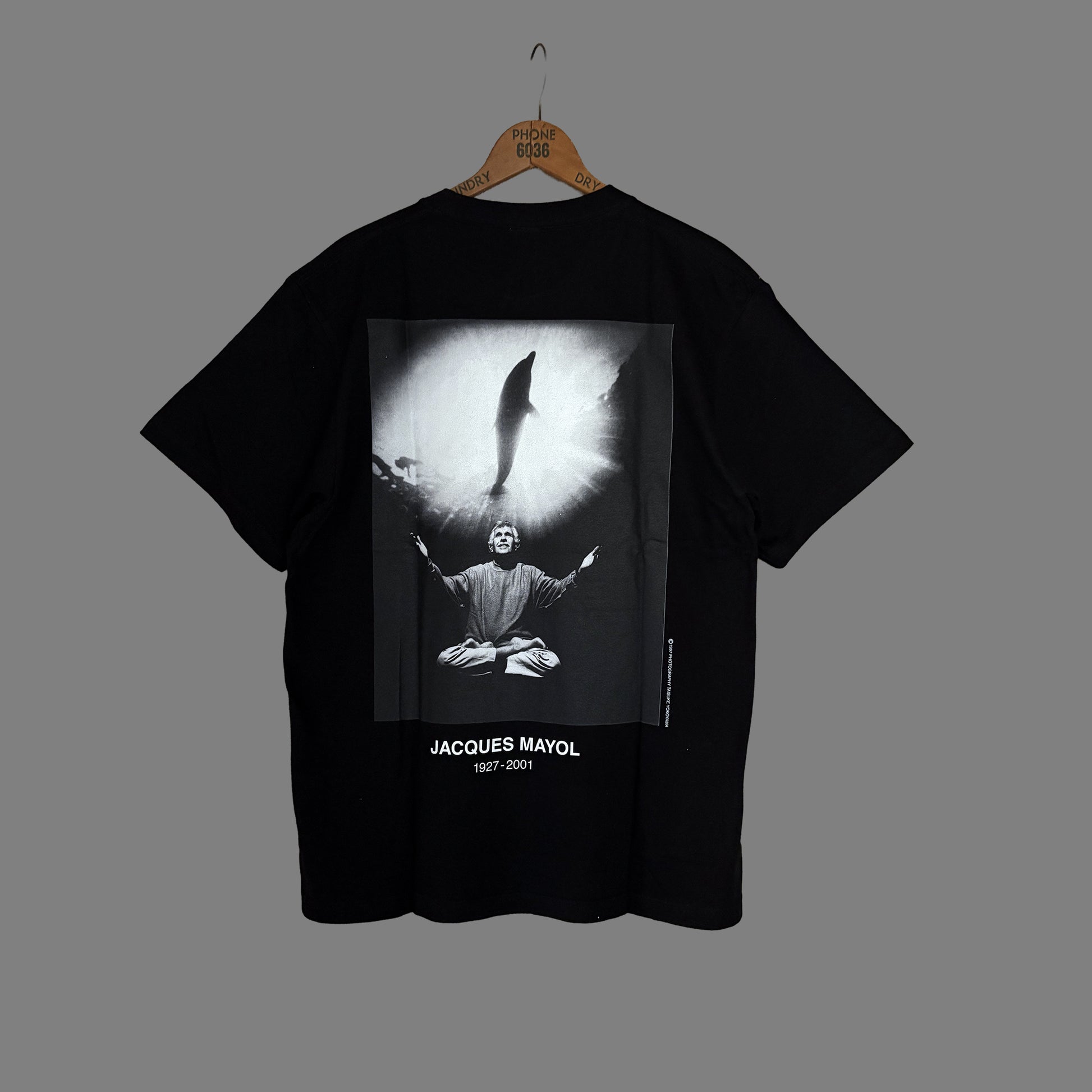 OFF SESSION X TAISEYE ジャック・マイヨールTEE version C.[with a dolphin]