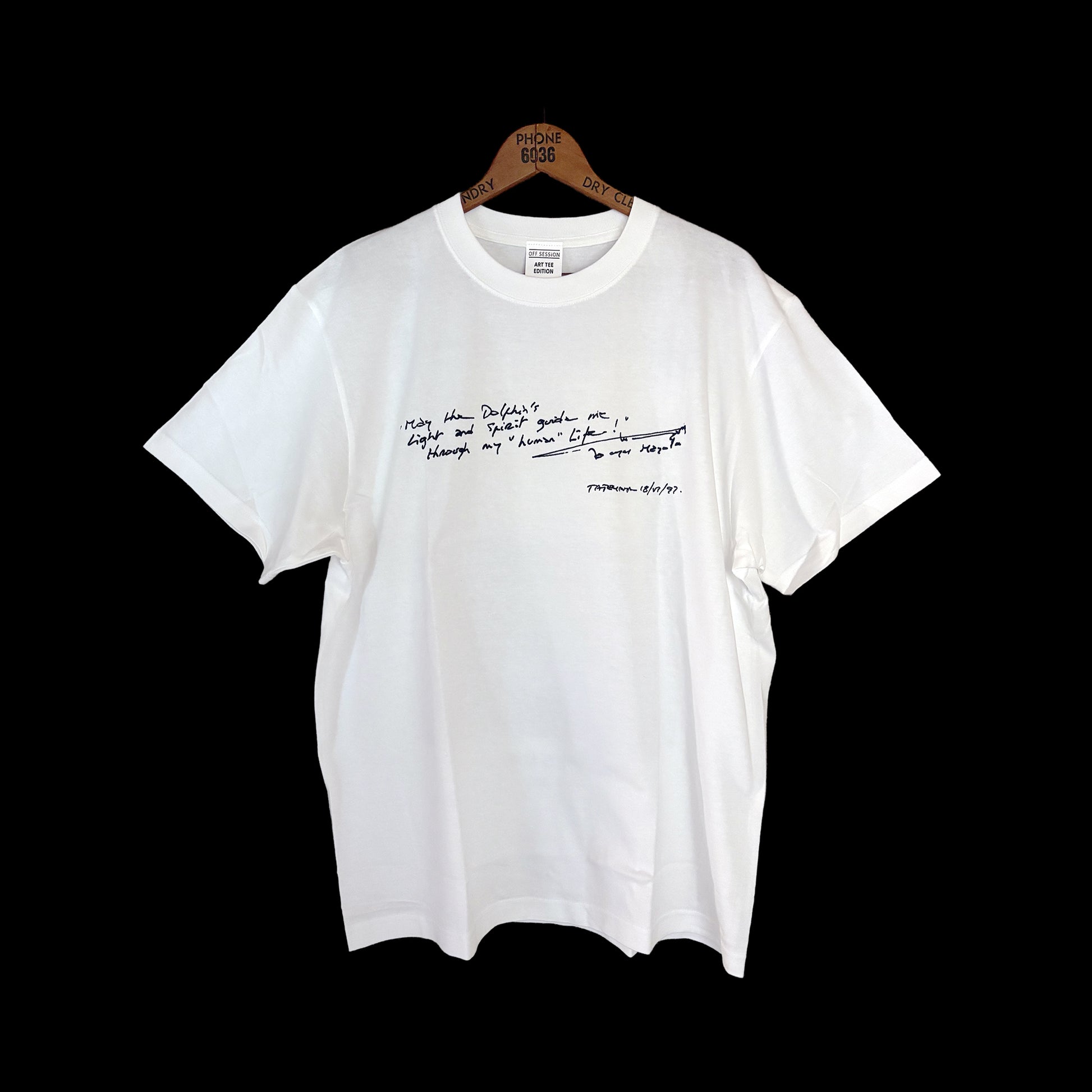 OFF SESSION X TAISEYE ジャック・マイヨールTEE version C.[with a dolphin]