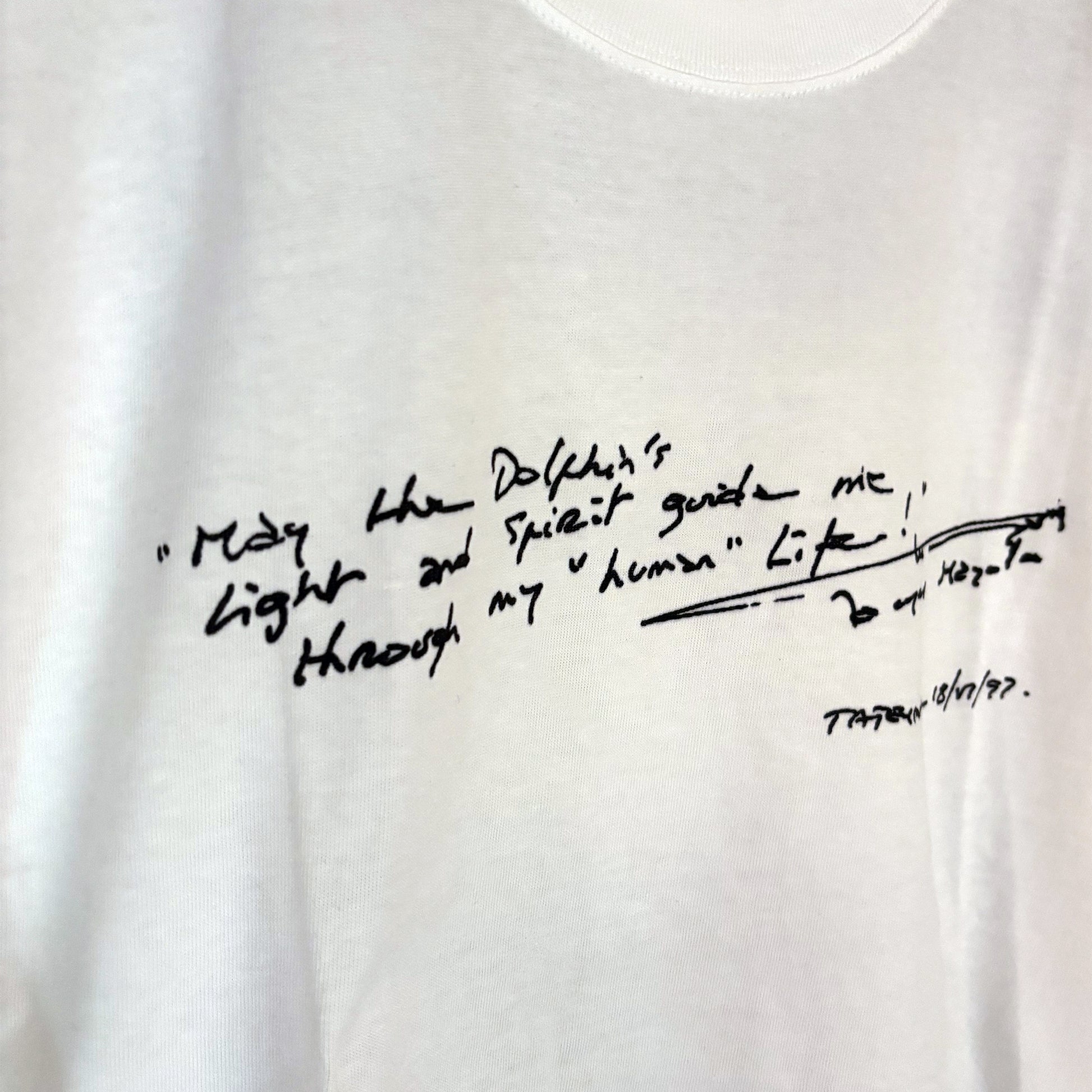 OFF SESSION X TAISEYE ジャック・マイヨールTEE version C.[with a dolphin]