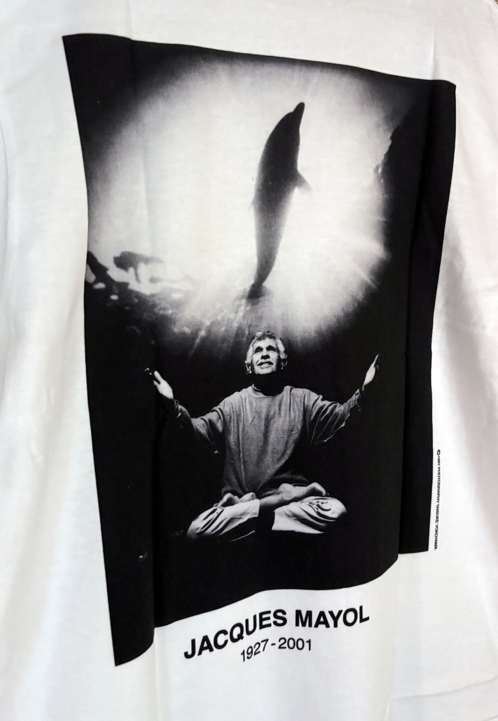 OFF SESSION X TAISEYE ジャック・マイヨールTEE version C.[with a dolphin]